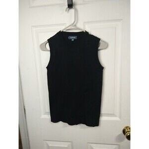 Modcloth Woman XXS Pullover Black Sweater Tank Classic Minimalist